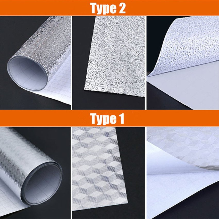 papel aluminio adhesivo antigrasa