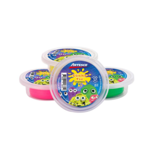 LIMPIATIPO5 COLORES STICKY TAC 35GR - ARTESCO