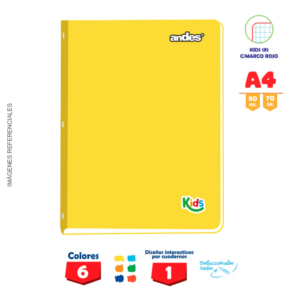 CUADERNO ANDES KIDS 1X1