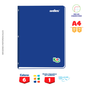 CUADERNO ANDES KIDS 2X2