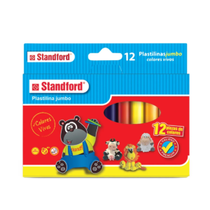 PLASTILINA 12 JUMBO - STANDFORD