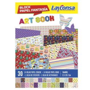 ART BOOK  LAYCONSA PAPEL FANTASIA X30
