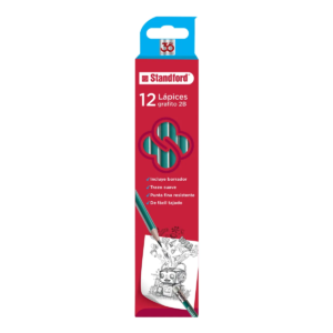 LAPIZ DE GRAFITO C/BORRADOR 2B - STANDFORD