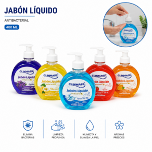 JABON LIQUIDO CLINMASS 400 ML X 12 UND